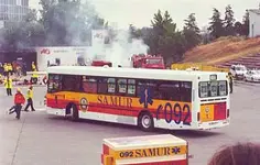 Decenas de heridos en accidente de tres autobuses en Madrid