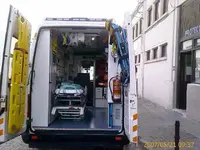Disposicion interior de las ambulancias