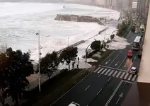 Efectos del temporal marzo 2008 desde Galiza a Euskadi