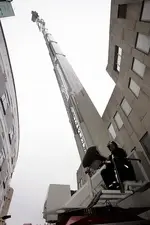 Vigo cuenta desde hoy con la escala de bomberos más grande de Europa