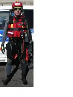 Rescate acuático con moto acuática