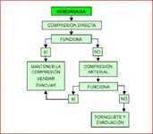 ¿Está en desuso la compresión arterial y la elevación del miembro en hemorragias?