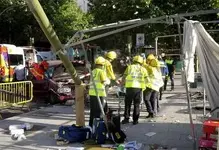 Trece heridos tras un atropello múltiple en el Rastro de Madrid