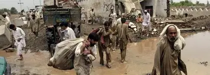 Lluvias torrenciales en Pakistán y Afganistán