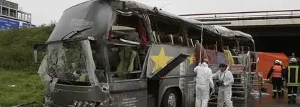 Grave accidente de autobús en Alemania