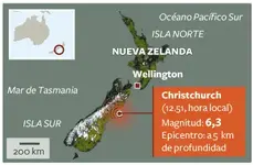 Terremoto en Nueva Zelanda
