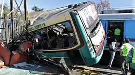 Grave accidente ferroviario en Buenos Aires