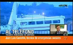 Grave accidente ferroviario en Santiago de Compostela