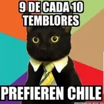 Otro Temblor, casi normal en Chile...